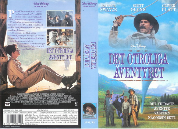 2755/73 DET OTROLIGA ÄVENTYRET (VHS)